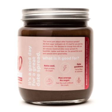 Flyberry Gourmet: Choco Hazelnut Spread, 500g | Sugarfree | Vegan | Keto & Diabetes Friendly