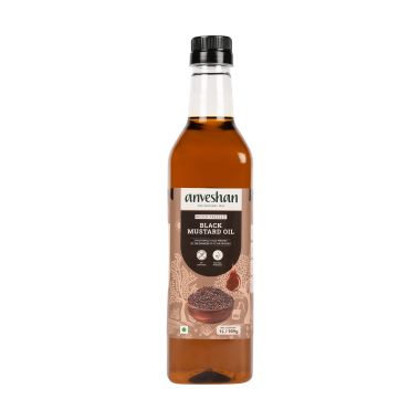 anveshan: Wood Cold Pressed Mustard Oil - 1L