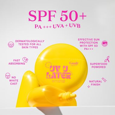 Gush: Beauty UV U Later Sunscreen Serum