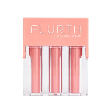 Flurth: 3-in-1 Korean Lip Moisturizing Trio - Night I Vegan & Clean Ingredients I Lip Balm, Lip Peel & Lip Mask