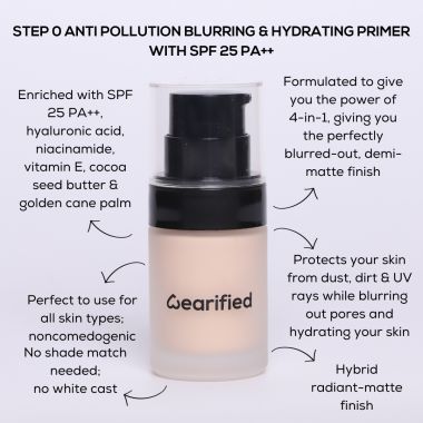 Wearified: Step 0 Anti Pollution Blurring & Hydrating Primer With SPF 25 PA++