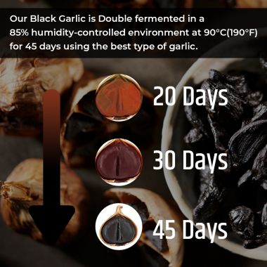 Rooted Active Naturals: Aged & Fermented Black Garlic (60 Caps, 500 mg), Cholesterol, Heart health, Blood Sugar & Liver support