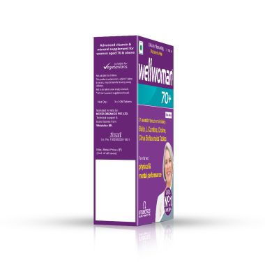 Wellwoman: 70+ Multivitamins For Women| Vegetarian 30 Tablets