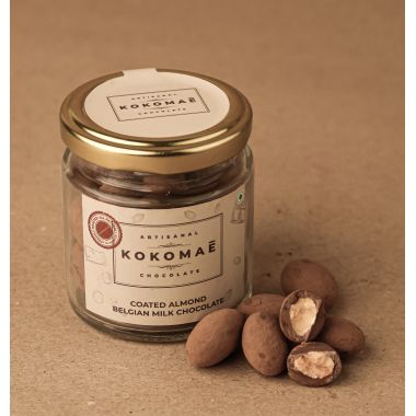 Kokomae: Holi Harmony: Belgian Chocolate Hampers for Festive Cheer with 4 Chocolate Bars & 3 Jars