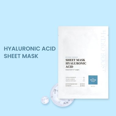 Village11 Factory: Hydro Boost Sheet Mask Hyaluronic Acid  21gm