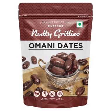 Nutty Gritties: Omani Dates, Khajoor - 500g