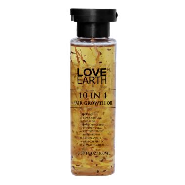 Love Earth: 10 In 1 Hair Growth Oil Yellow