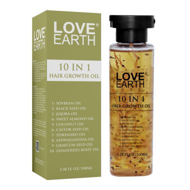 Love Earth: 10 In 1 Hair Growth Oil Yellow