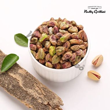 Nutty Gritties: Pista Kernels, Roasted and Unsalted -100g