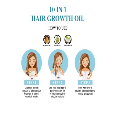 Love Earth: 10 In 1 Hair Growth Oil Yellow