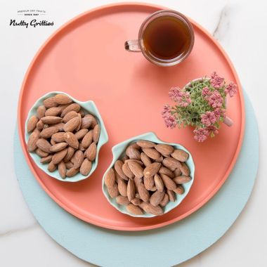 Nutty Gritties: California Roasted Almonds, Lightly Salted and Dry Roasted - 200g