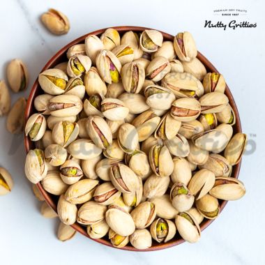 Nutty Gritties: California Roasted Pistachios, Lightly Salted and Dry Roasted - 200g