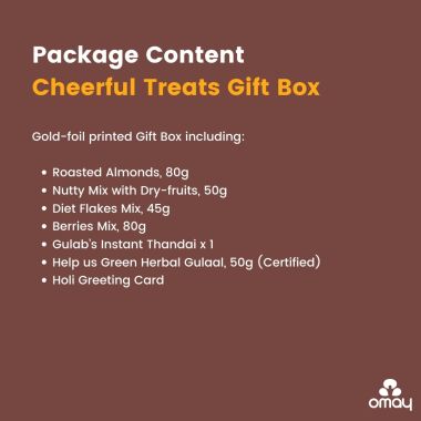Omay Foods: Cheerful Treats Holi Gift Box