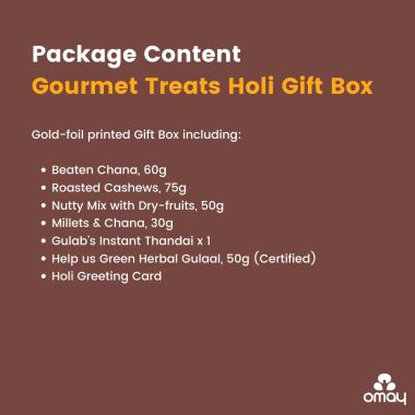 Omay Foods: Gourmet Treats Holi Gift Box