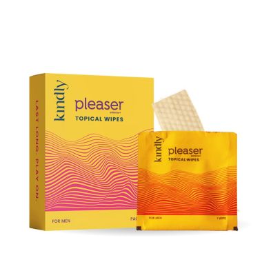 Kindly Health: Pleaser Delay Wipes for Men| Pack of 3