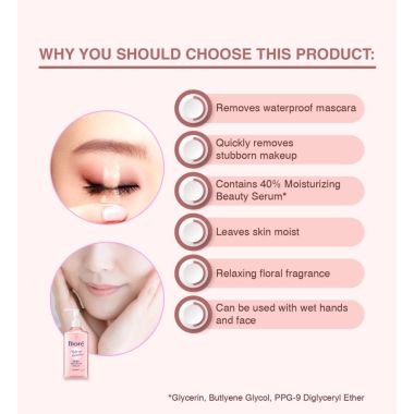 Biore: Makeup Remover Moisture Cleansing Liquid 230ml