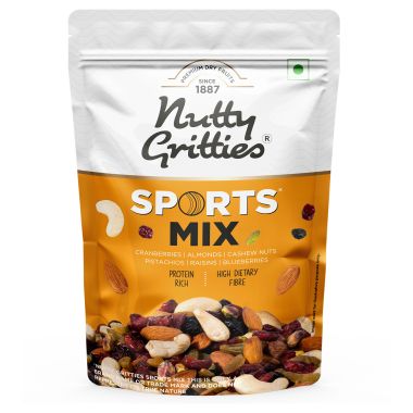 Nutty Gritties: Sports Mix - Roasted Almonds, Cashews, Pistachios, Dried...