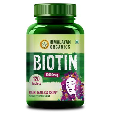 Vlado's Himalayan Organics: Biotin 10,000Mcg for Hair Growth- 120 tablets