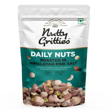 Nutty Gritties: Daily Nuts Roasted in Himalayan Pink Salt - 200g