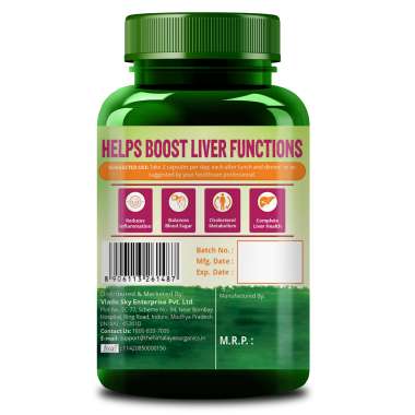 Vlado's Himalayan Organics: Plant Based Liver Support with Milk Thistle- 60 Veg Capsules