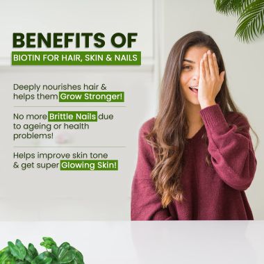 Vlado's Himalayan Organics: Biotin 10,000Mcg for Hair Growth- 120 tablets