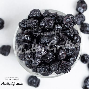 Nutty Gritties: Blueberries Dried & Whole Healthy Snack - 300g (2 Pack of 150g each)