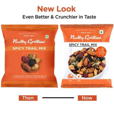 Nutty Gritties: Spicy Trail Mix -240g (10 Pack of 24g each)