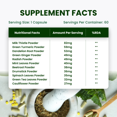 Vlado's Himalayan Organics: Plant Based Liver Support with Milk Thistle- 60 Veg Capsules