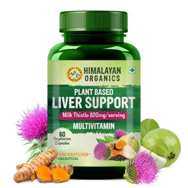 Vlado's Himalayan Organics: Plant Based Liver Support with Milk Thistle- 60 Veg Capsules