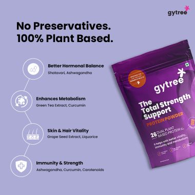 Gytree: The Total Strength Support Chocolate Protein (500gms)