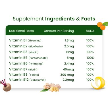 Vlado's Himalayan Organics: Plant Based B-Complex Vitamins B12, B1, B2, B3, B5, B6, B9 and Biotin for Metabolism, Hair and Energy- 60 Veg Capsules