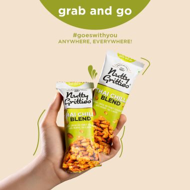 Nutty Gritties: Thai Chilli Blend Trail Mix (Pack of 6 x 40g each) - 240g