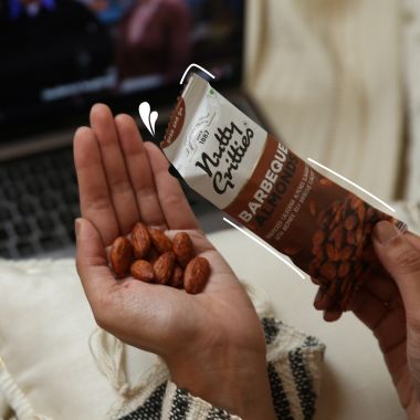 Nutty Gritties: Barbeque Almonds ( Pack of 6 x 40g each) - 240g