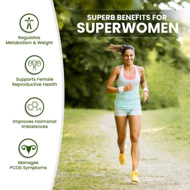 Vlado's Himalayan Organics: PCOS Multivitamin Supplement 2000mg Myo-Inositol, Caronositol, Folate, Chromium, Calcium & Vitamin D | 60 Veg Tablets