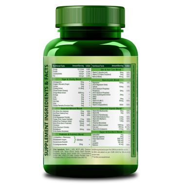 Vlado's Himalayan Organics: Multivitamin with Probiotics (60 Tablets) 45 Ingredients for Men & Women with Vitamin C, D, E, B3, B12, Zinc, Giloy & Biotin