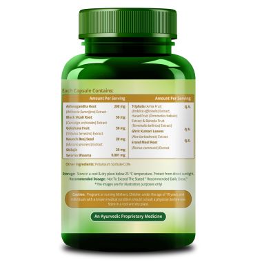 Vlado's Himalayan Organics: KSM - 66 Ashwagandha 1000Mg I KSM-66 I Boost Energy, Strength, Stamina | Helps Anxiety & Stress Relief For Men & Women (60 Capsules)