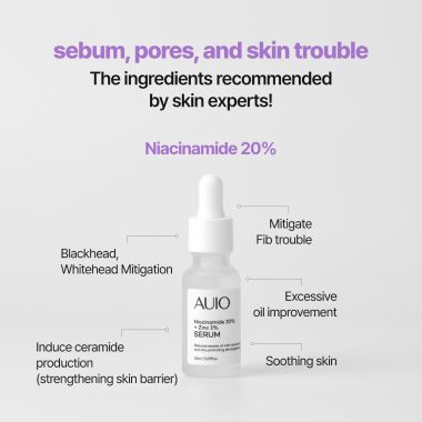 AUIO: Niacinamide 20% + Zinc 1% Serum