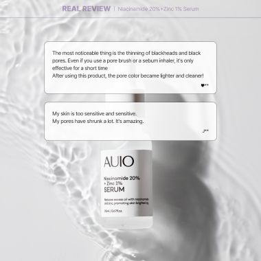 AUIO: Niacinamide 20% + Zinc 1% Serum