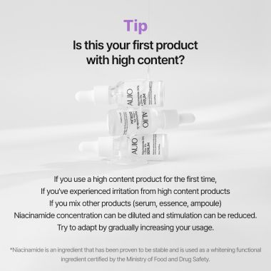 AUIO: Niacinamide 20% + Zinc 1% Serum