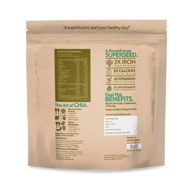 Nourish You: Organic Black Chia Seeds 150G