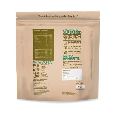 Nourish You: Organic White Chia Seeds 150G