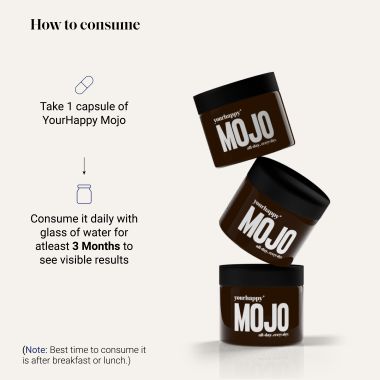 YourHappyLife: MOJO Testo Boost Supplement for Men with Tongkat Ali, L-Arginine & Tribulus- 30 Capsules.