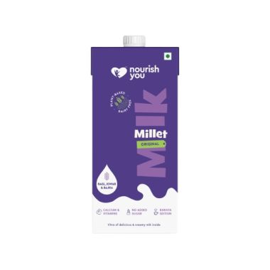 Nourish You: Plant Based Millet Milk Original 1L each (Pack of 2)