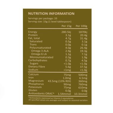 Nourish You: Organic Black Chia Seeds 500G