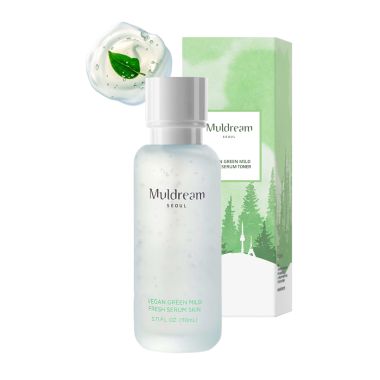 Muldream: Vegan Green Mild Fresh Serum Toner