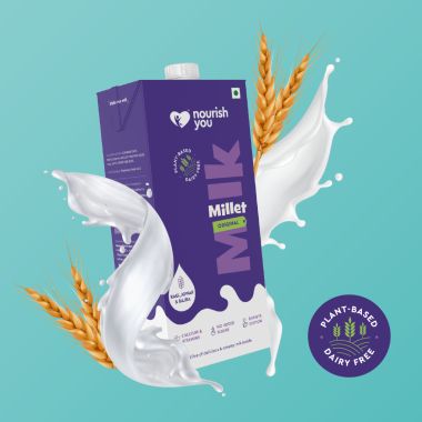 Nourish You: Plant Based Millet Milk Original 200Ml ( Pack Of 6)