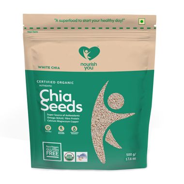 Nourish You: White Chia Seeds 500G