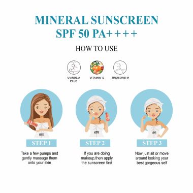 Love Earth: Mineral Sunscreen White- 50ml