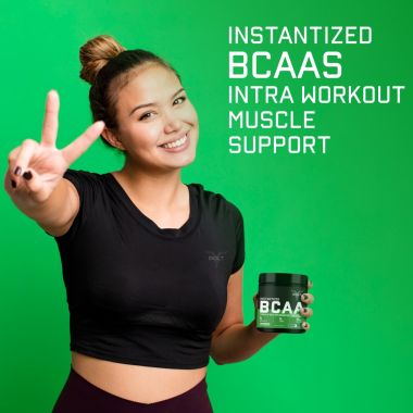 Bolt Nutrition: Nutrition BCAA 2:1:1 - 5g Vegan BCAAs, Pre/Intra/Post Workout - 240g, 30 Servings,Blueberry Blast