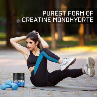 Bolt Nutrition: Micronised Creatine With Creapure Powder From Germany (Orange Tangy, 210G)